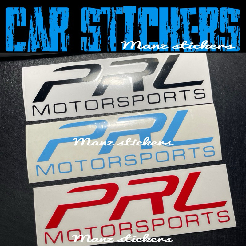 สติ๊กเกอร์ PRL MOTORSPORTS HONDA D2 / สติ๊กเกอร์ติดรถ PRL MOTORSPORTS HONDA