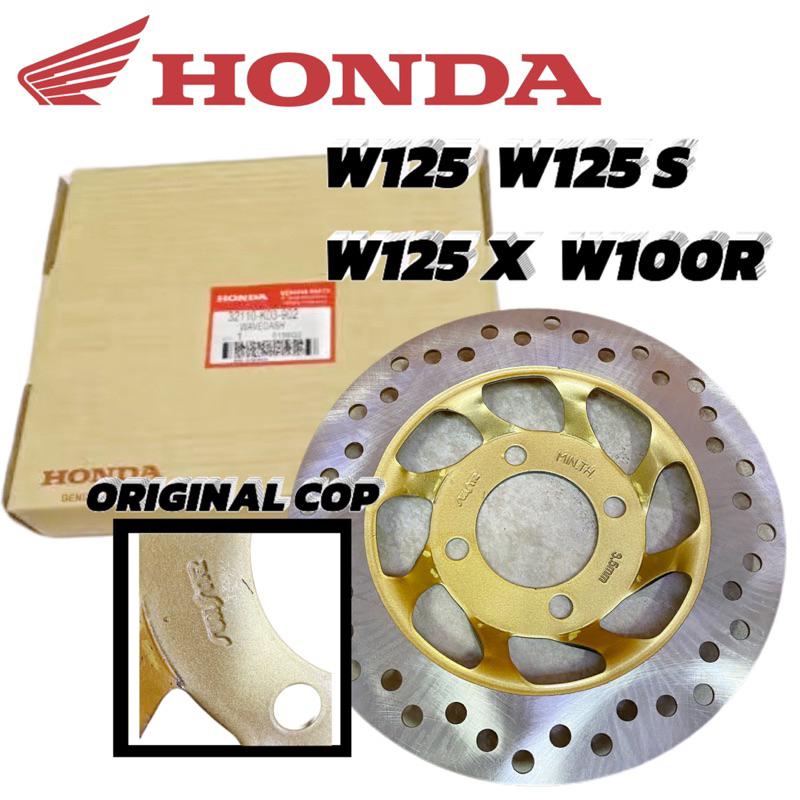 HONDA WAVE125 WAVE125S WAVE125X WAVE100R W125 ดิสก์เบรกหน้า DISK PIRING HONDA 45251-KPH-702