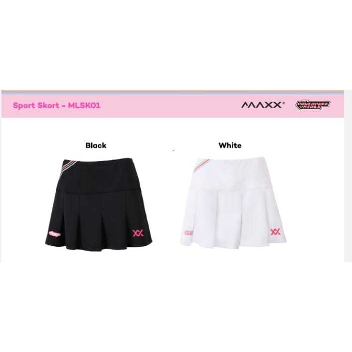 *มาใหม่* MAXX X POWERPUFF GIRL SERIES BADMINTON SKORT (MLSK01)