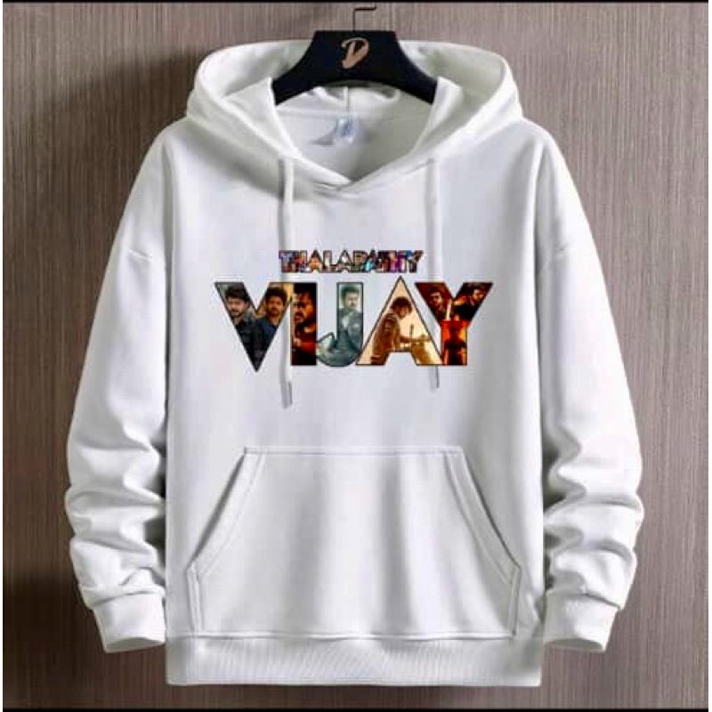 เสื้อฮู้ด Thalpathy Vijay /