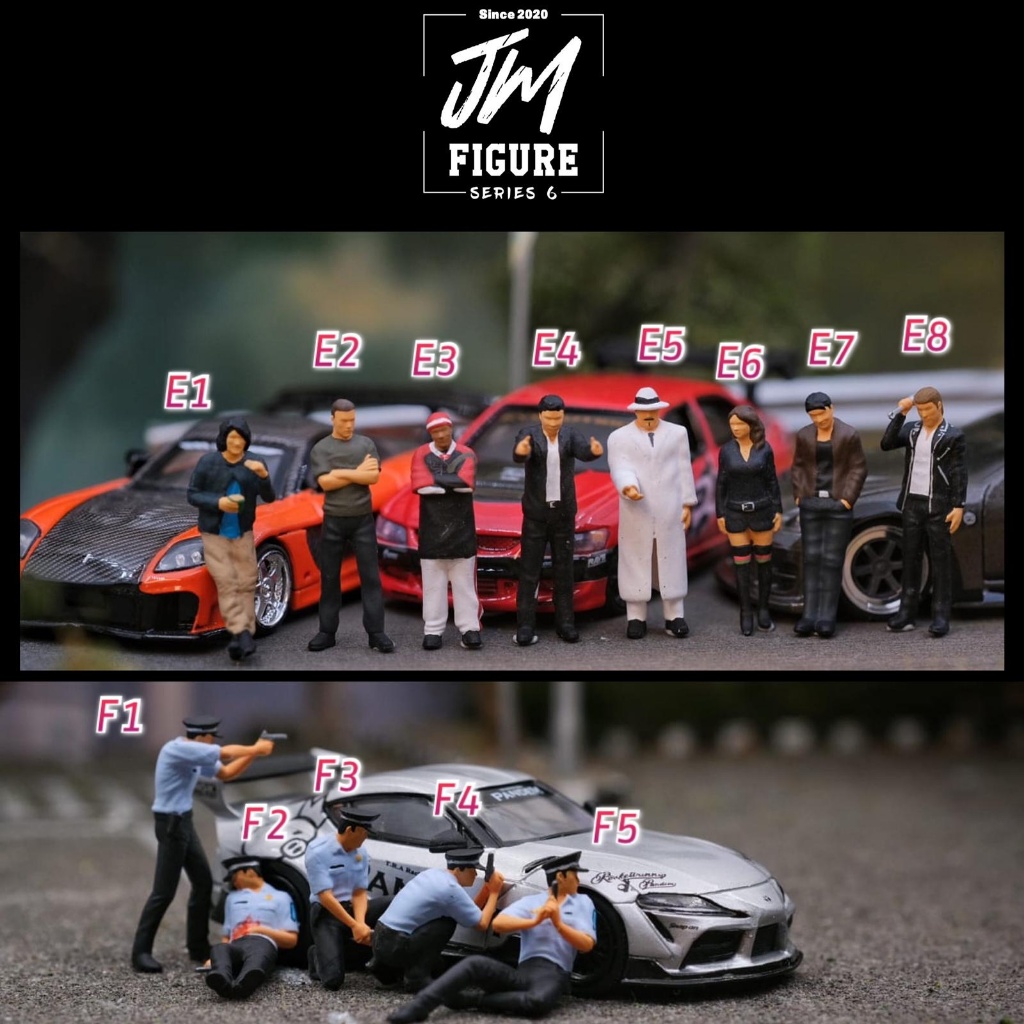 ฟิกเกอร์ JM 1/64 FAST AND FURIOUS TOKYO DRIFT