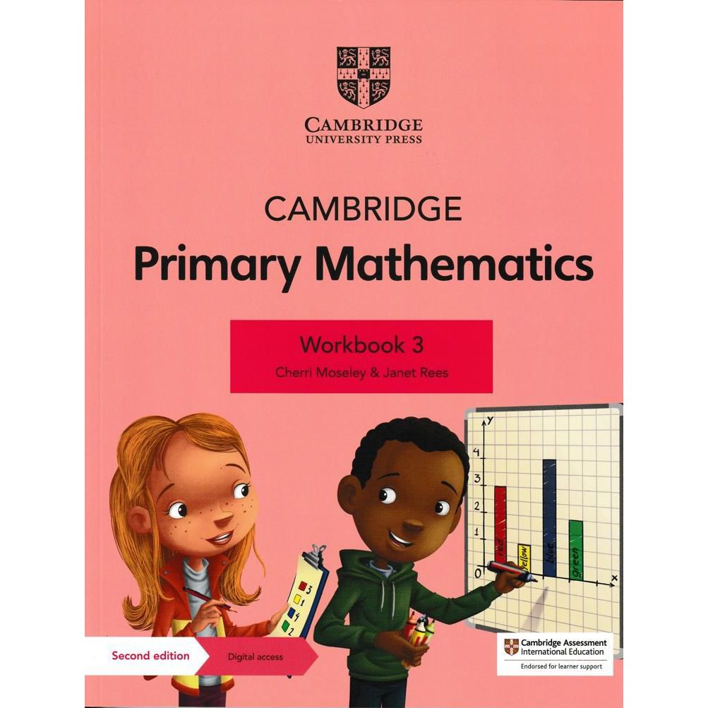 CAMBRIDGE PRIMARY MATHEMATICS WORKBOOK 3 พร้อมอุปกรณ์เสริม ( 1 ปี) 2ED.-9781108746496