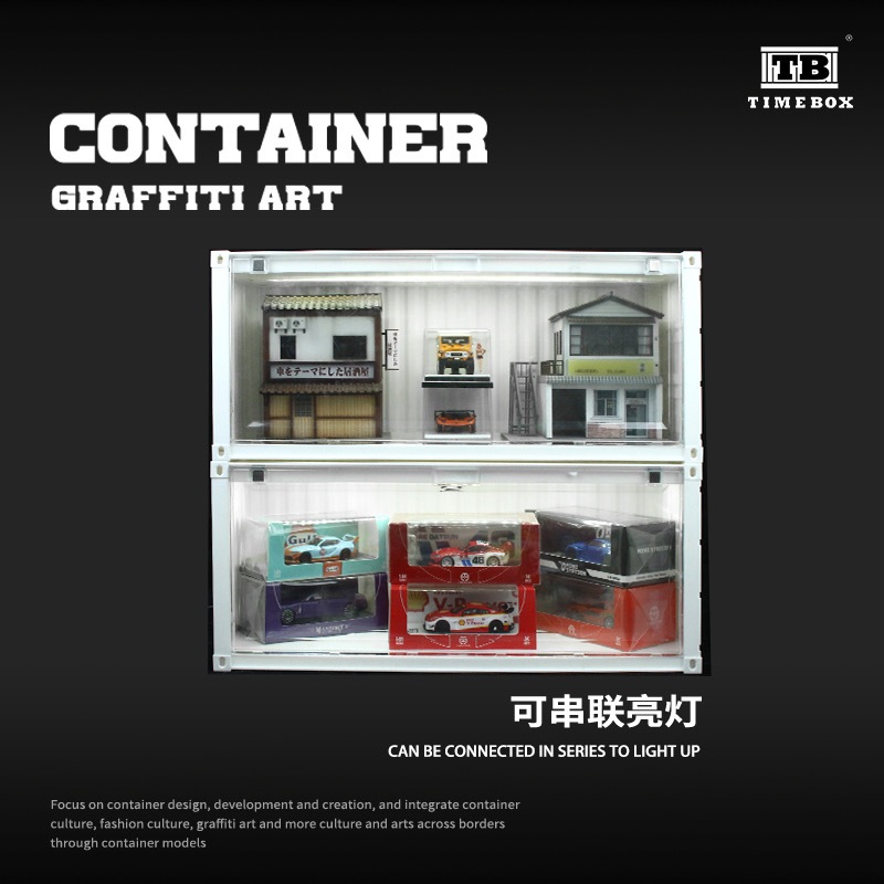 TIMEBOX 1/64 CONTAINER BOX สําหรับ DIORAMA 1/64 & 1/18