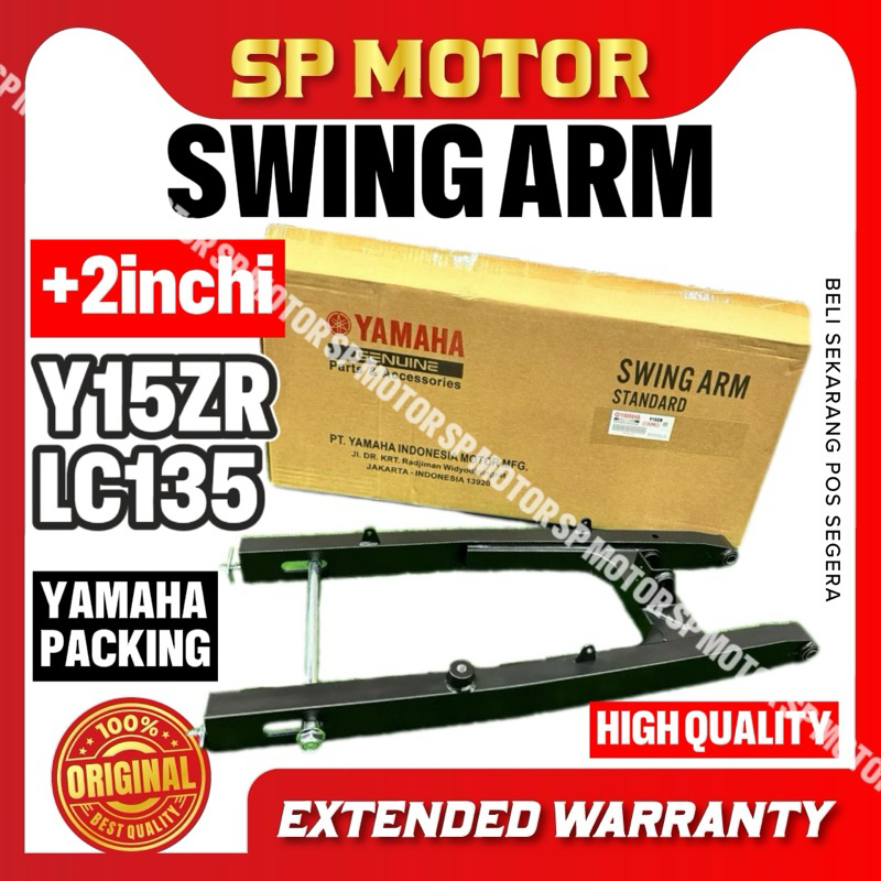 YAMAHA LC135 V1-V8 / Y15ZR Y15 V1 V2 SWING ARM SET มาตรฐานตัด TAMBAH 2 INCHI + 2INCHI QUALITY