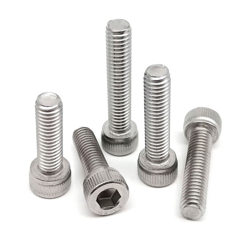 M3 M4 M5 M6 Screw Hex Socket Cap Screw 304 Stainless Steel A2 304 Hex Socket Cap Screw