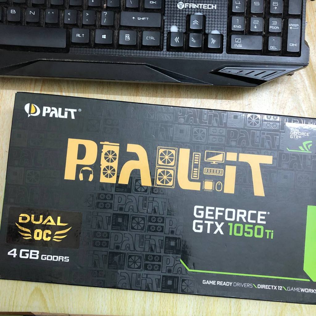 Palit GTX 1050 TI DUAL OC พร้อมกล่องประสิทธิภาพเดียวกับ GTX 1650 Gaming GPU มือสอง