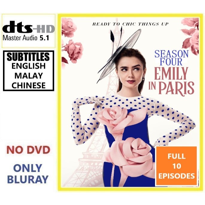 E2D10 Emily In Paris ซีซั่น 4 (2024) [10 EPISODES] (2 แผ่น) Comed Drama Romance - Bluray