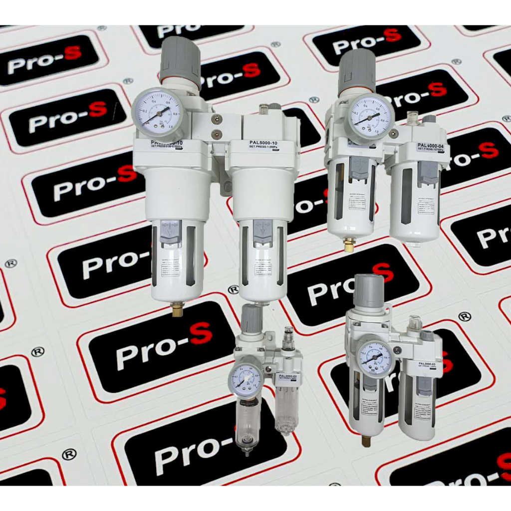 Pro-S 1 นิ้ว AC5010-10 FR + L ตัวควบคุมตัวกรองนิวเมติก + น้ํามันหล่อลื่น คุณภาพสูง ทนทาน