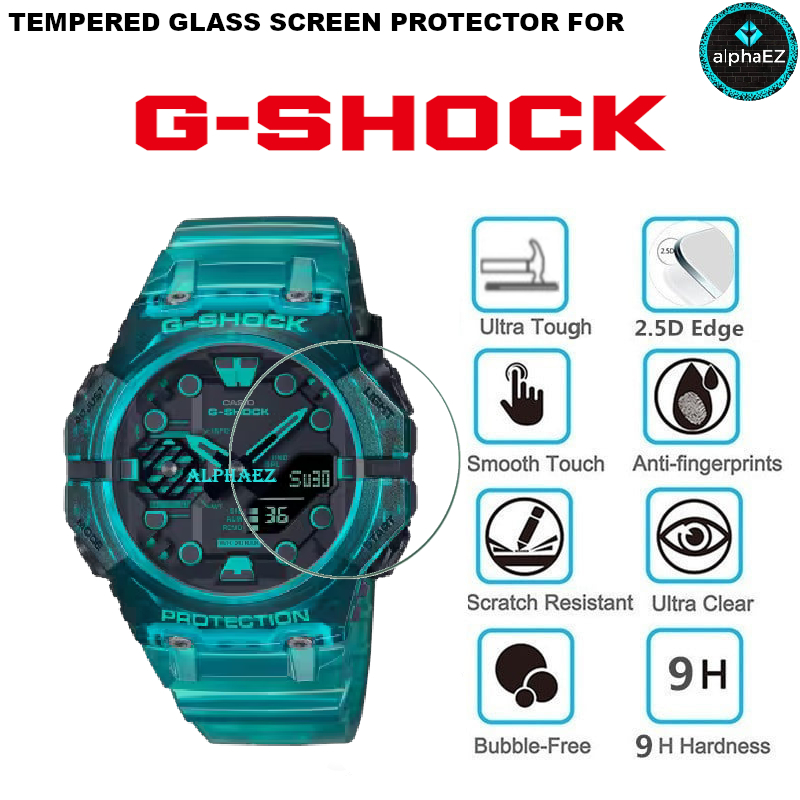Casio G-SHOCK GA-B001G-2A 9H นาฬิกากระจกนิรภัยป้องกันหน้าจอ GA-B001 GAB001 GAB 001 GA B001 ฝาครอบป้อ