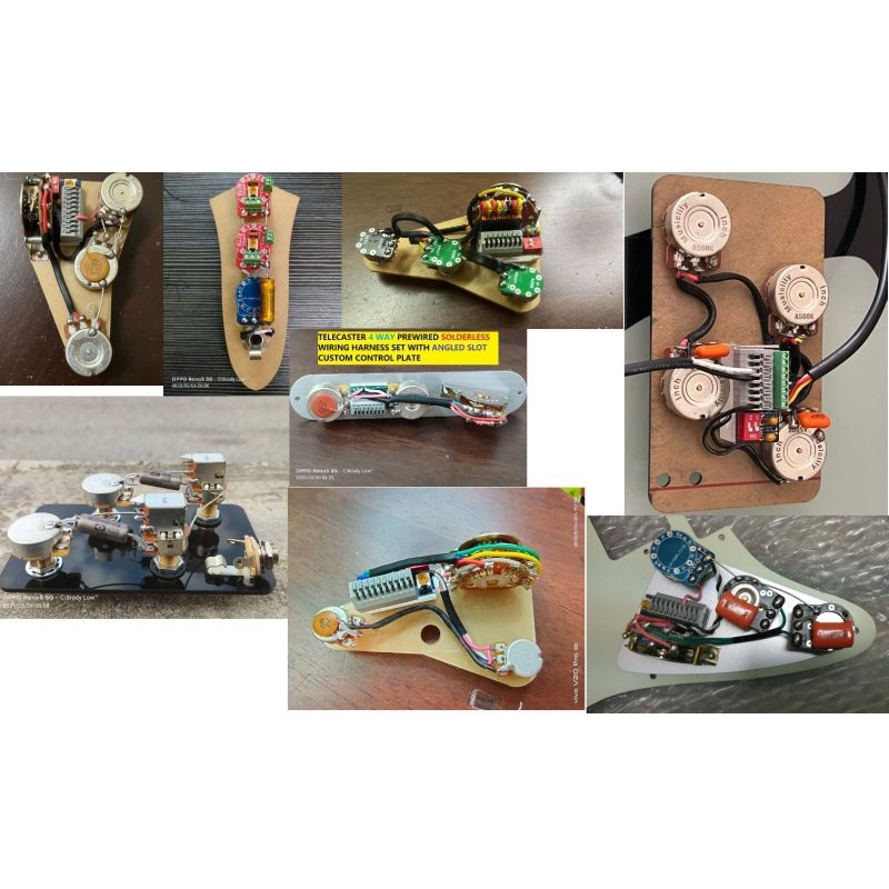 BRADY LOW CUSTOMISED GUITAR WIRING HARNESS SET