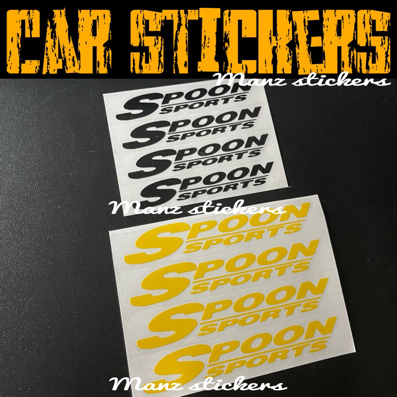SPOON SPORTS D3 / สติ๊กเกอร์ RIM SPOON SPORTS