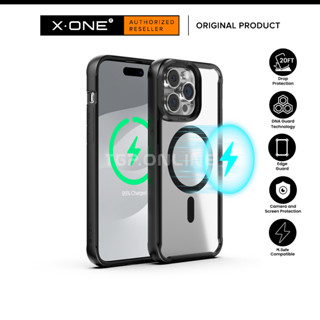 X.one Drop Guard 2.0 เคสแม่เหล็ก สําหรับ Iphone 15 14 Pro Max / Plus กันกระแทก ป้องกันกระแทก เคสใส เคลือบด้าน