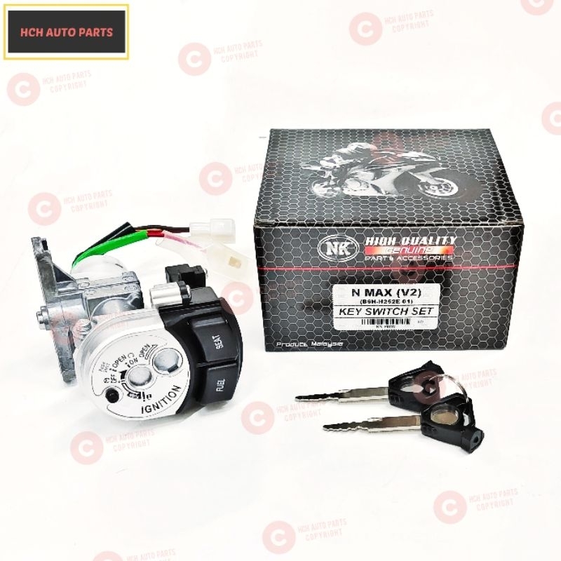 ชุดสวิตช์กุญแจ IGNITION - YAMAHA - NMAX V1- 2DP-XH252-00 / NMAX V2- B6H-H252E-01 (NK)