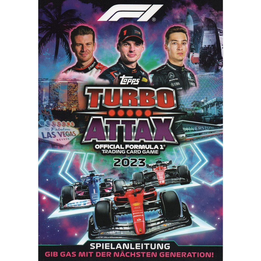 Topps F1 Turbo Attax 2023 - การ์ดทีม Base F1 ตอนที่ 3 No.(100-111),(172-192)