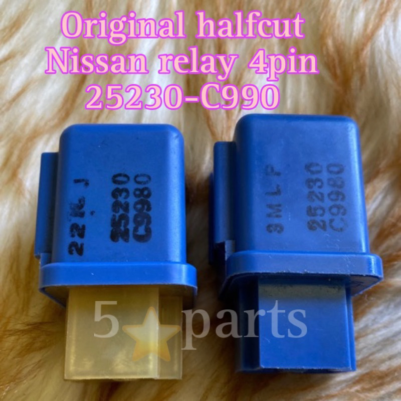 Nissan รีเลย์ 4pin 25230-C9980 รีเลย์ไฟฟ้า 12v สําหรับ Nissan(HALFCUT)