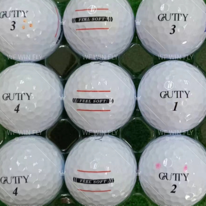 Gutty INESIS TOUR SPECIAL DUNLOP DDH MARUMAN ใช้แล้ว/SECONDHAND/TERPAKAI GOLF BALLS