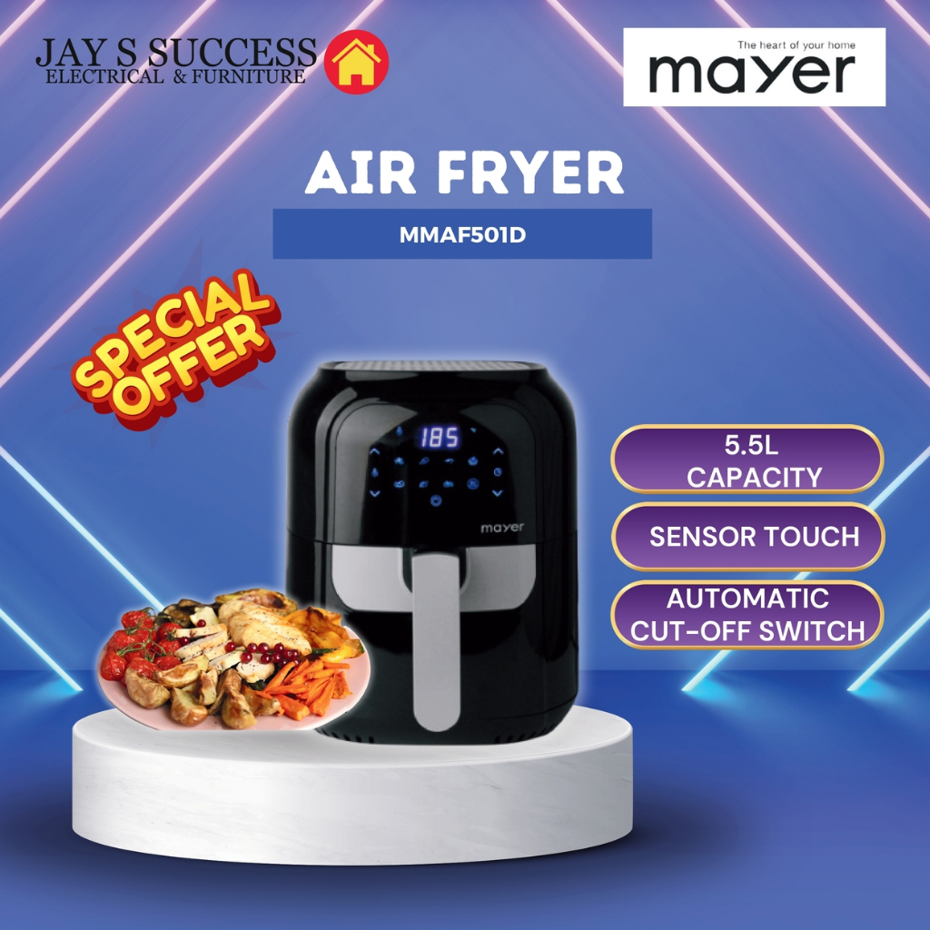 Mayer Digital Air Fryer (5.5L) MMAF501D Mistral