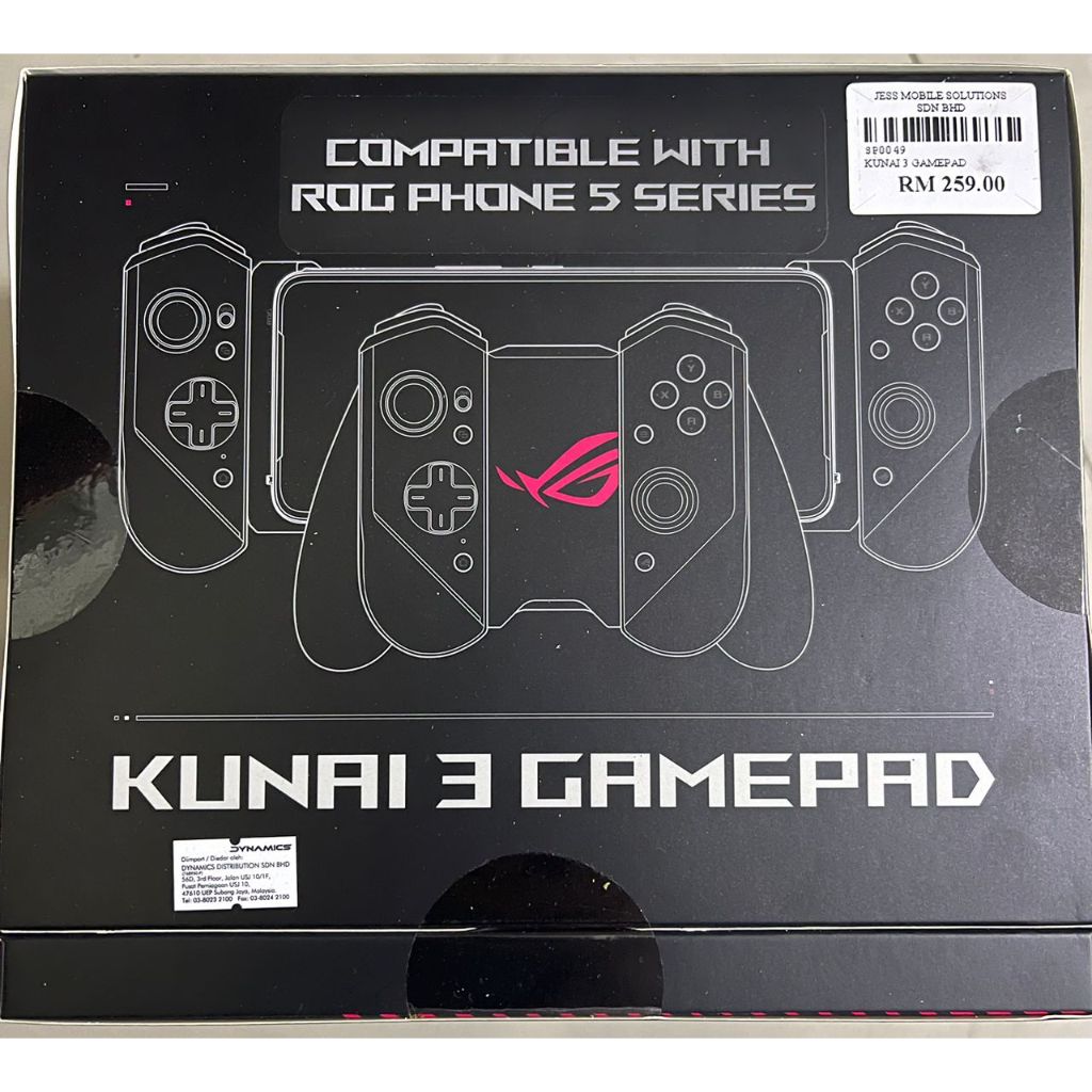 Kunai 3 เกมแพด สําหรับ ASUS ROG PHONE 5 SERIES