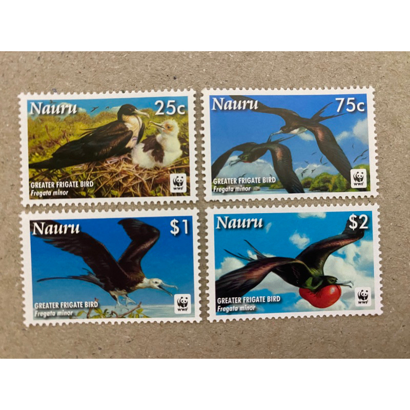 {JK} Nauru 2008 - WWF Series Birds Stamps 4V MNH