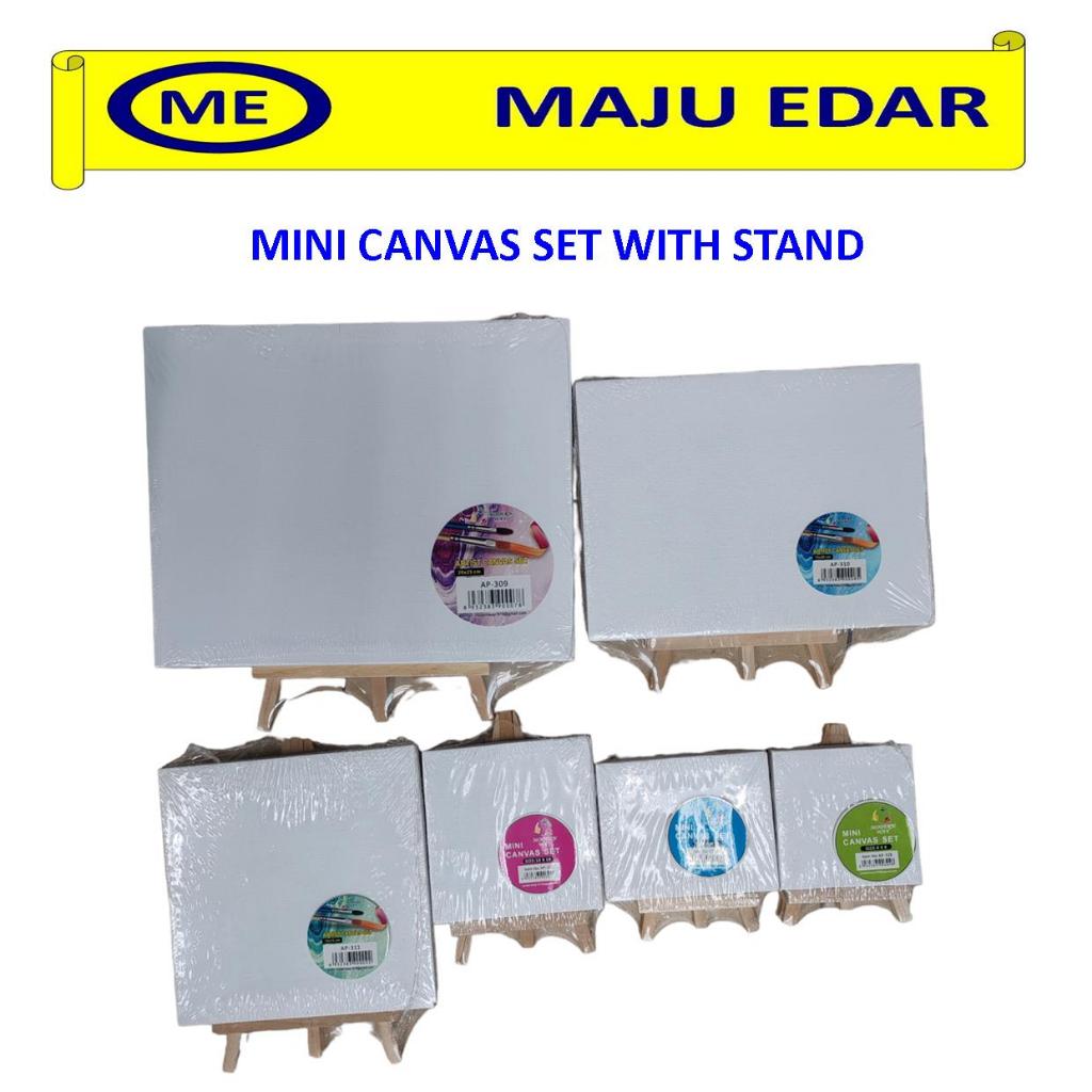 [MODERN WAY] MINI CANVAS SET WITH STAND / ARTIST CANVAS SET