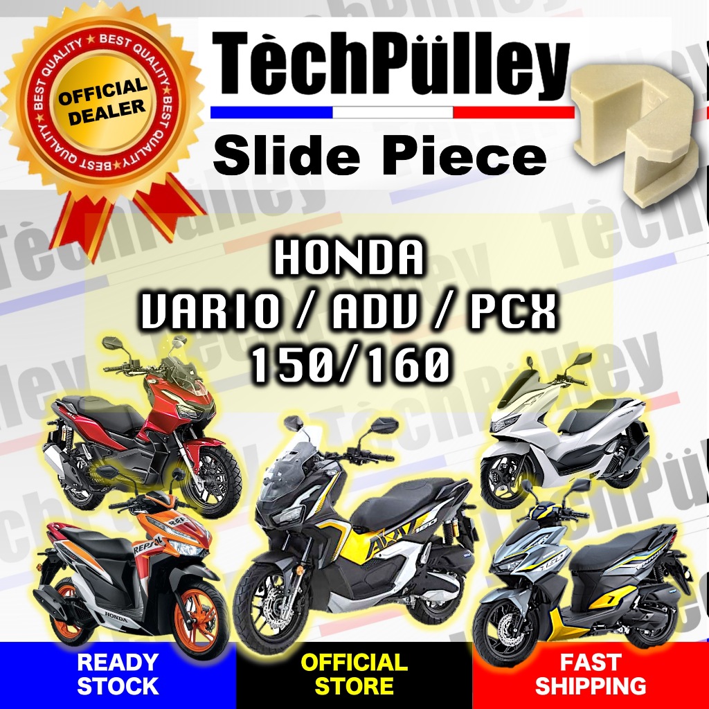 Techpulley รอกสไลด์คลิป U สําหรับ Honda VARIO PCX ADV 150 160 Tech Pulley