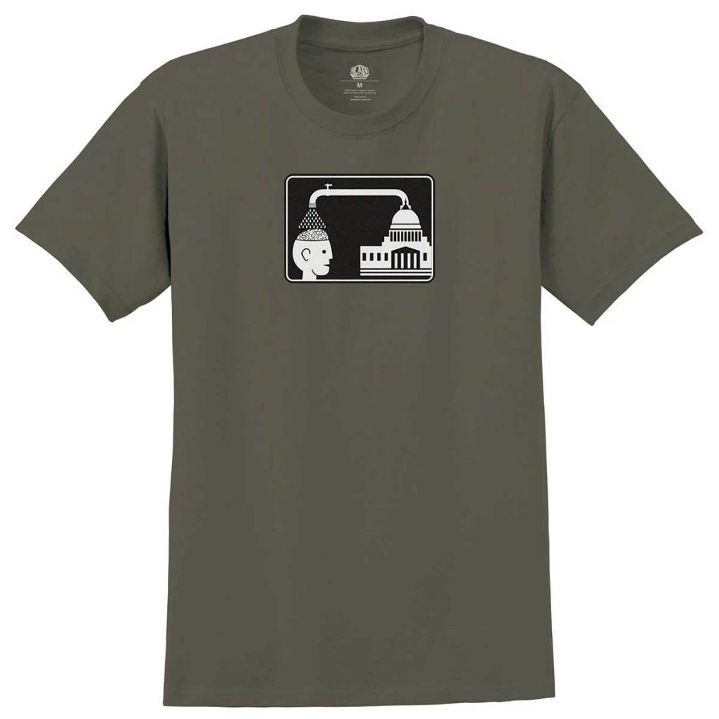 เสื้อยืด Alien Workshop Brainwash (มะกอก)