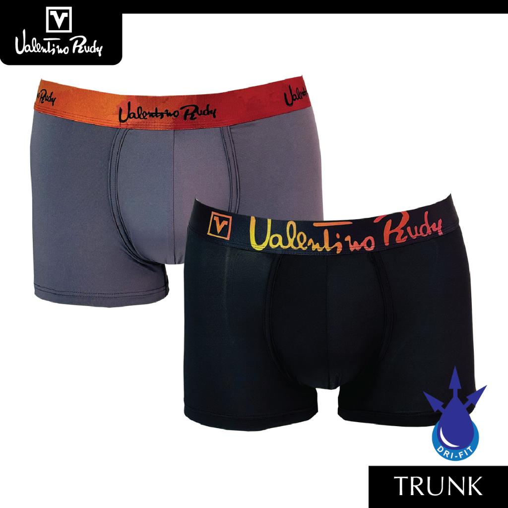 Valentino RUDY MEN COMFORT DRI-FIT TRUNK VR717 (ASSORTED COLOUR) เสื้อผ้าผู้ชาย Seluar Dalam Lelaki