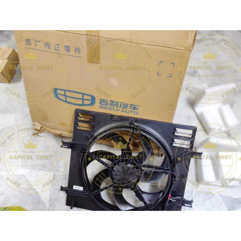 100% PROTON GEELY X70 CBU FAN MOTOR ASSY ( FAN SHROUD / FAN BLADE / FAN MOTOR)
