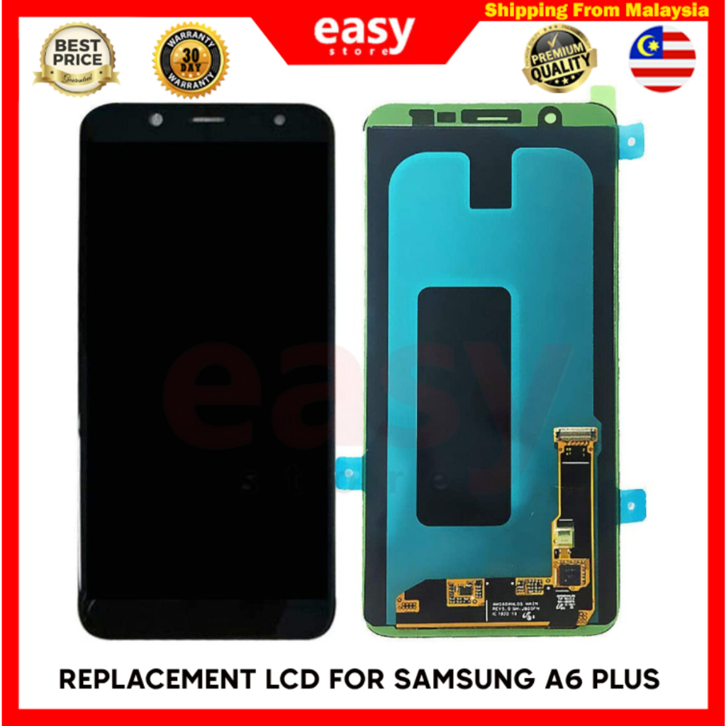 SAMSUNG A6 PLUS A605 A6+ SM A605FN A605G A605F A605GN หน้าจอสัมผัส LCD จอแสดงผล DIGITIZER เปลี่ยน