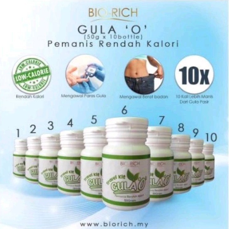 BIORICH: GULA O 50GM