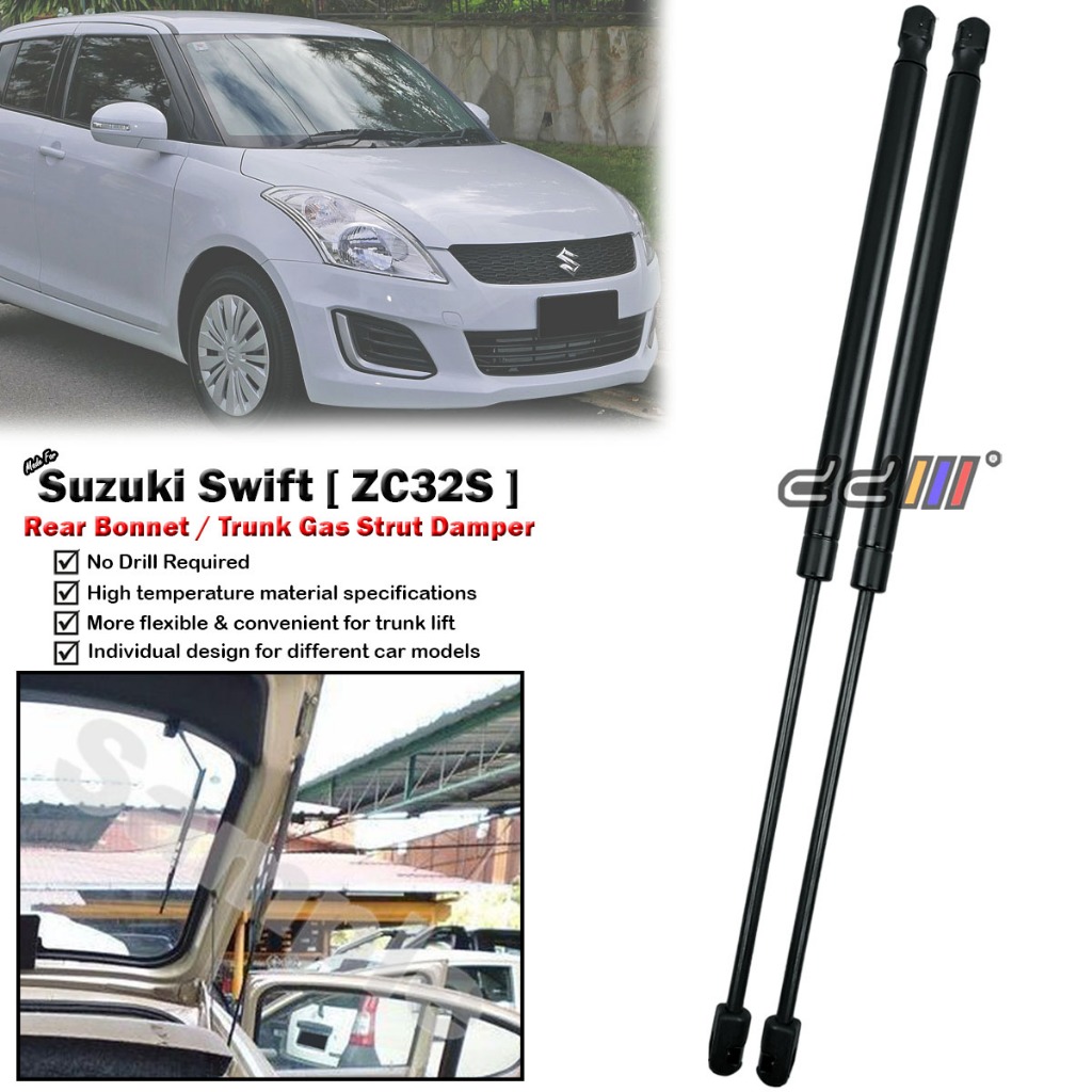 โช้คอัพฝากระโปรงหลังสําหรับ Suzuki Swift ZC72S / Suzuki Swift Sport ZC32S 2010-2017