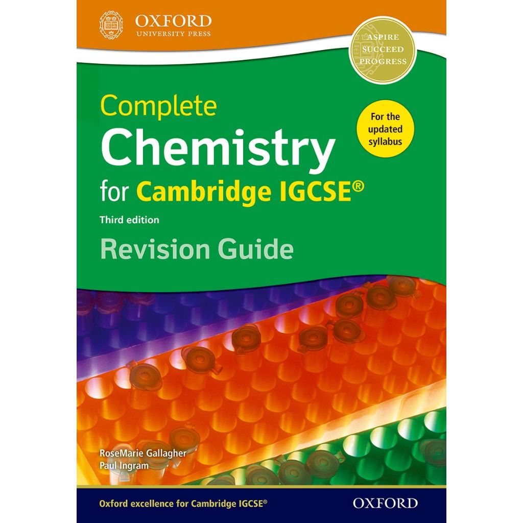 เคมีที่สมบูรณ์สําหรับคู่มือการปฏิวัติเคมบริดจ์ IGCSE (รวมนักวิชาการ) (ฉบับที่สาม)