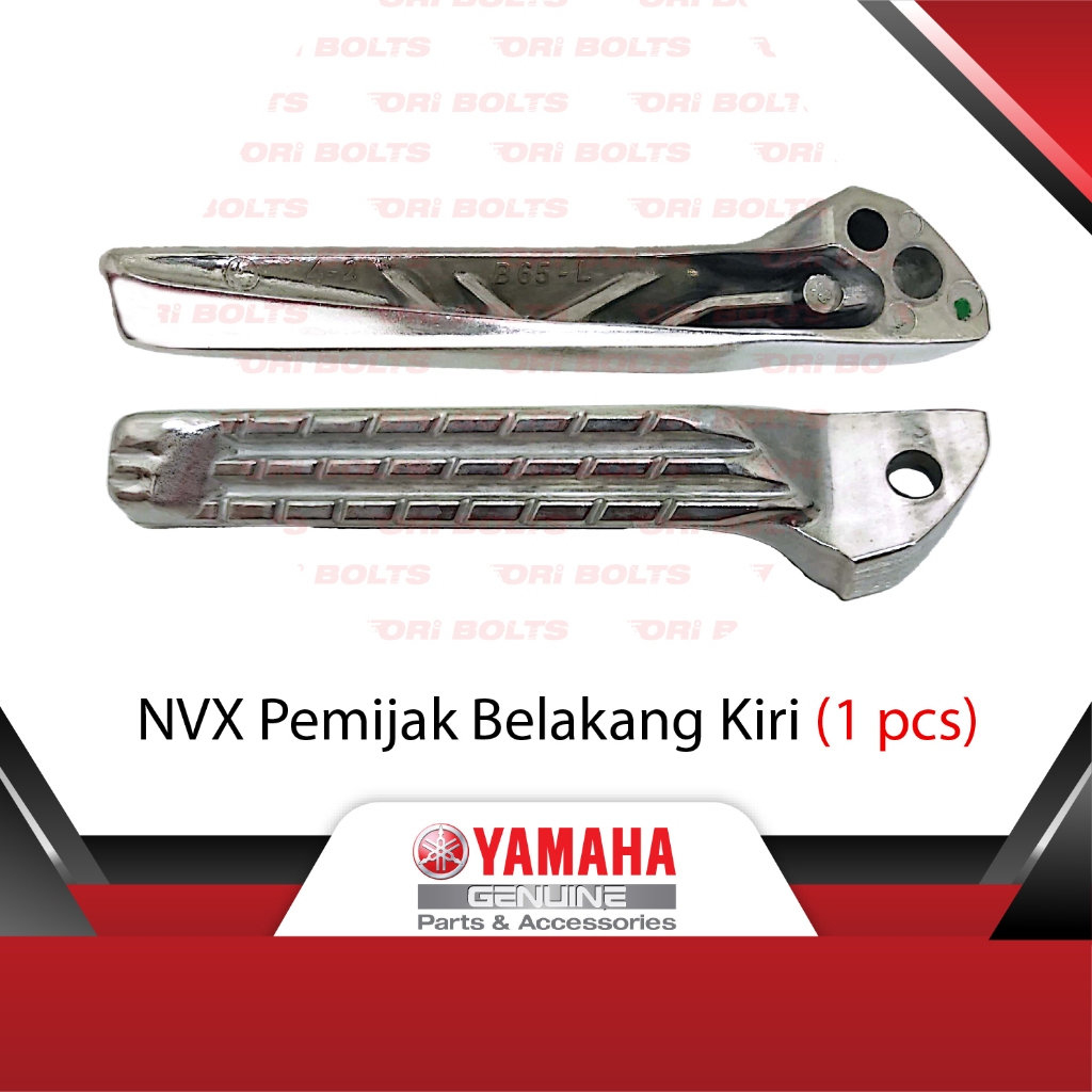 B65-F7431-00 B65-F7441-00 Yamaha สกู๊ตเตอร์ NVX V1 V2 155 Besi Pemijak Belakang พักเท้าด้านหลัง