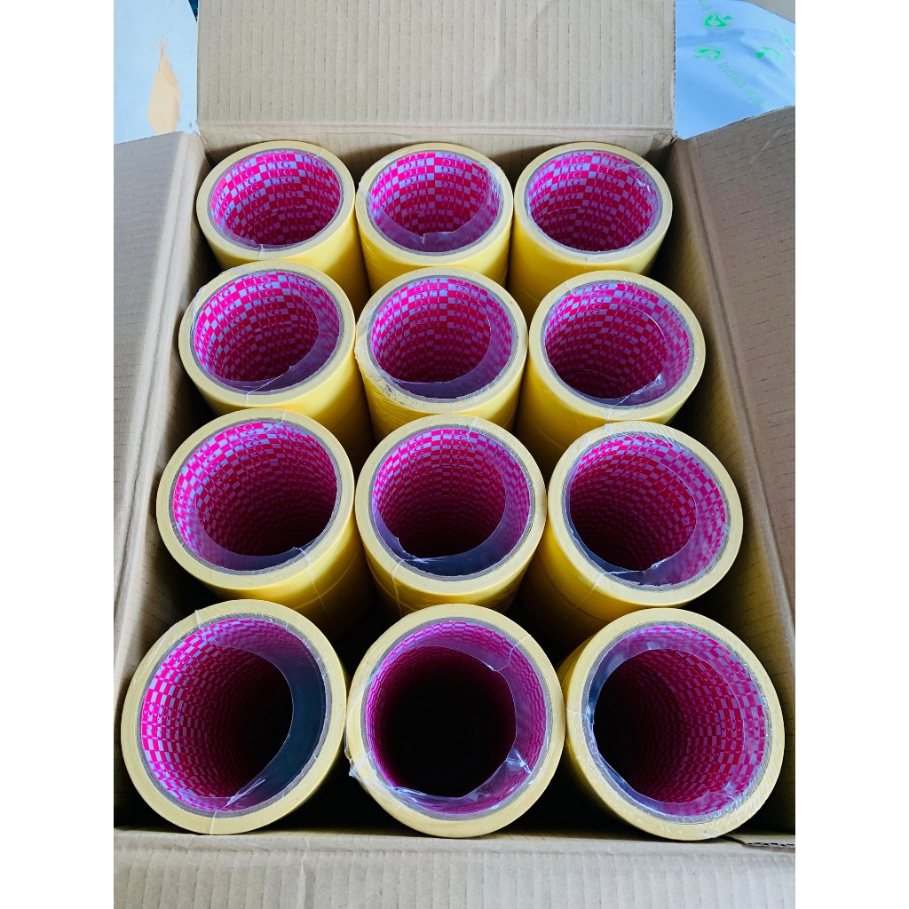 GENERAL PURPOSE MASKING TAPE 15YARDS 12MM/18MM/24MM/36MM/48MM (PRICE PER CARTON)