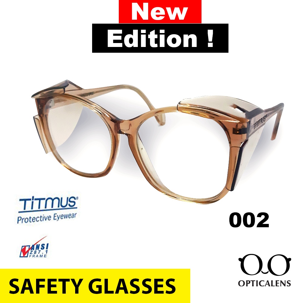 Titmus Eve Safety Glasses Vintage series , Round seris พร้อม ANSI Z87.1 , เลนส์โพลีคาร์บอเนต ,