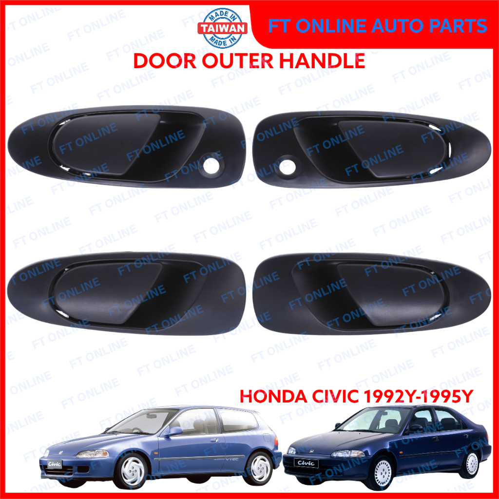 มือจับประตูด้านนอก สําหรับ HONDA CIVIC 1992-1995 SR4 SR3 EH 1993 1994