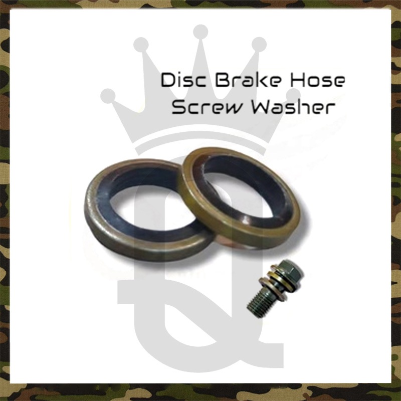 (1 ชิ้น) ท่อดิสก์เบรก SCREW เครื่องซักผ้าเท่านั้น RXZ LC135 Y125Z SRL110 Y15ZR KRISS MR2 WAVE CX FUT