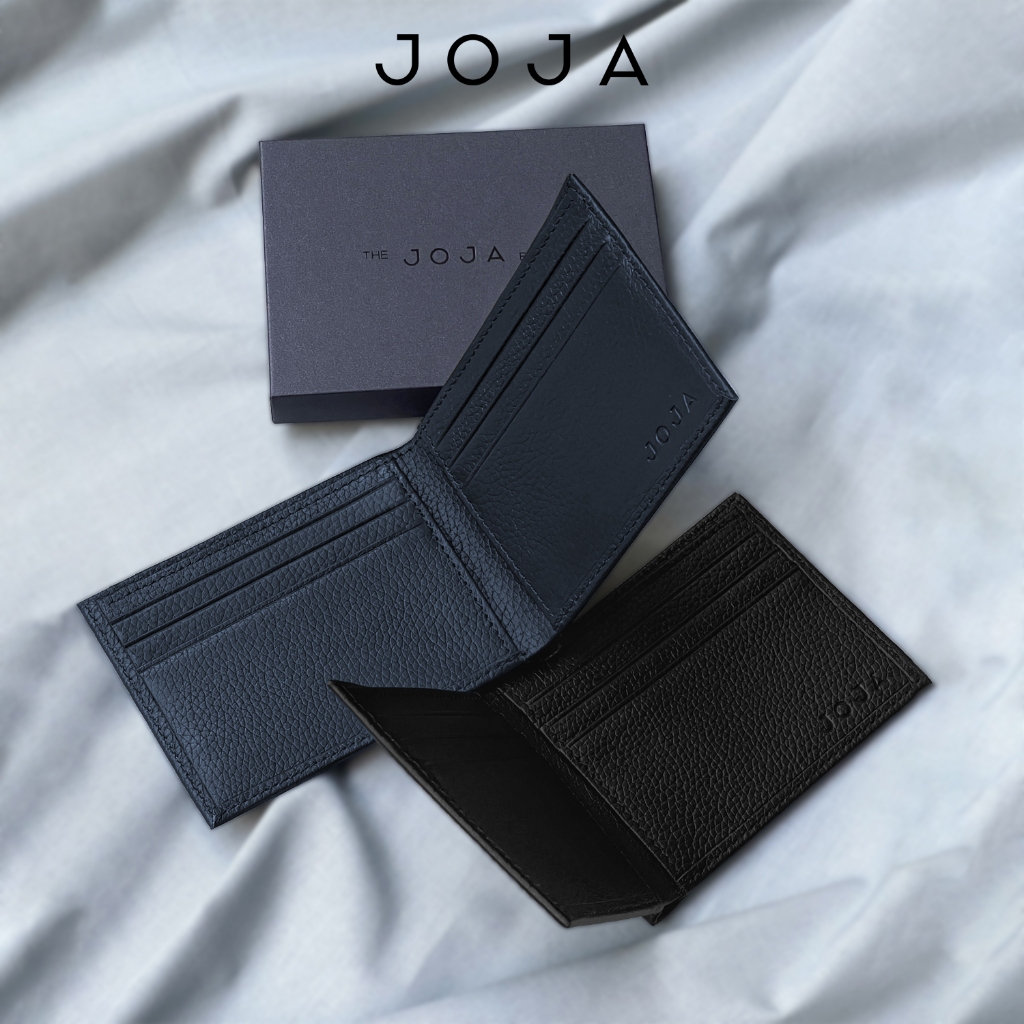 JOJA กระเป๋าสตางค์หนัง Slim Wallet Thin Wallet Minimalist Wallet Men Wallet Leather Real Leather