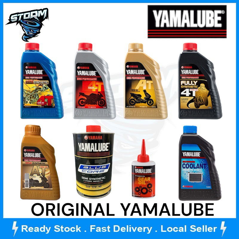 YAMALUBE ENGINE OIL MINYAK PELINCIR GEAR OIL 4 STROKE AT 4T SEMI SYNTHETIC FULLY