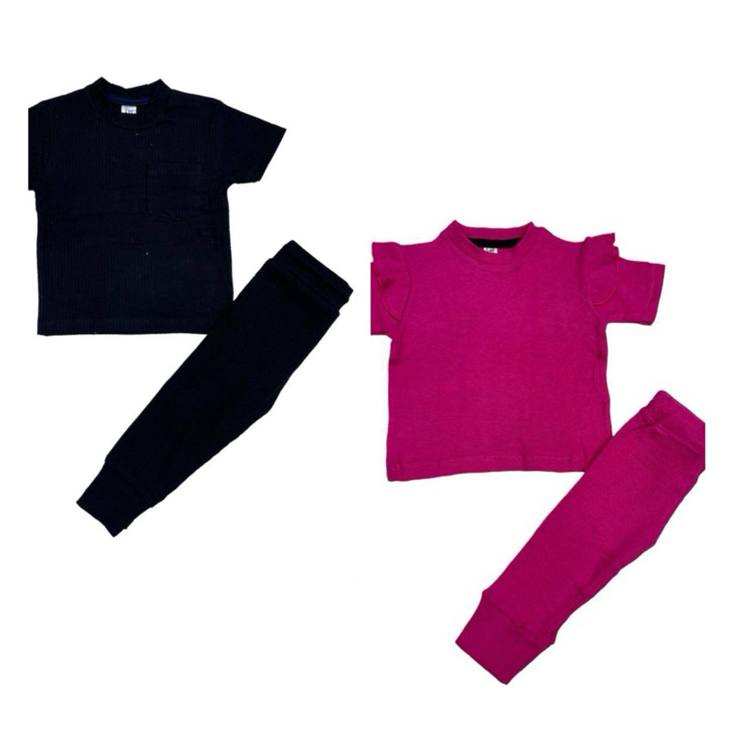 TW - เสื้อ PYJAMAS WAFFLE KIDS BOY GIRL