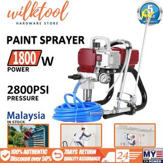 WilkTOOL' 1800W High-pressure Airless Spraying Machine Professional Airless Spray 20Mpa Airless Paint Sprayer25