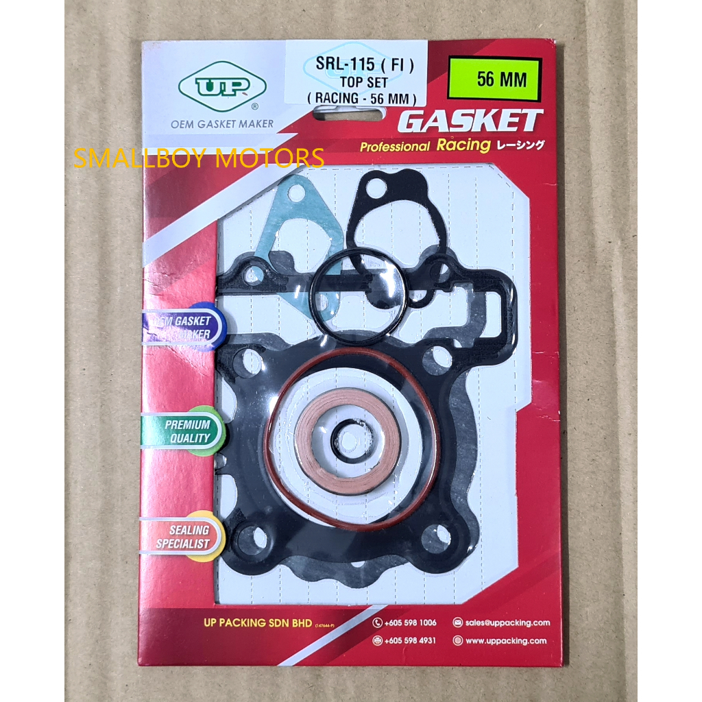 YAMAHA SRL115 Fi 115Z 115ZR Fi LAGENDA RACING TOP SET GASKET 56MM HEAD BLOCK เครื่องยนต์ FULL SET SR