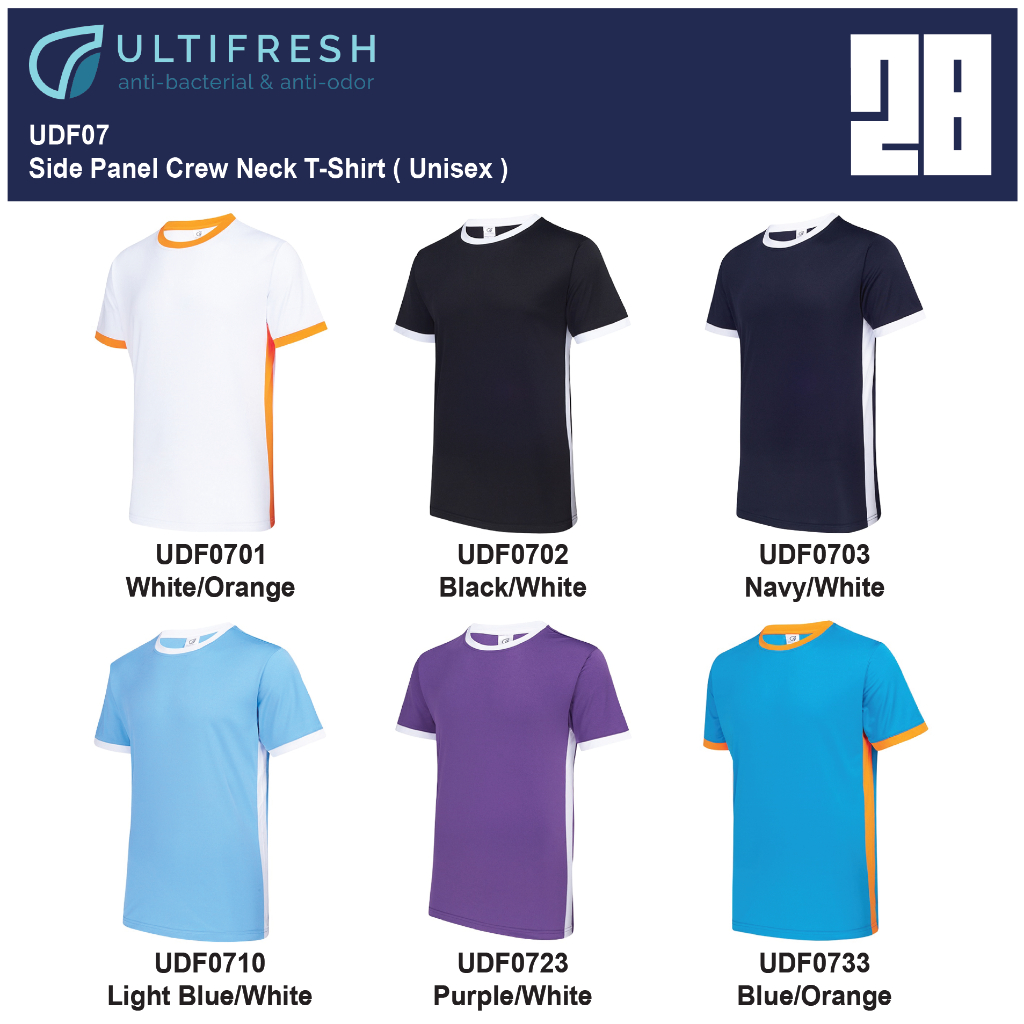 CLUB 28 UDF07 เสื้อยืดกีฬา Unisex