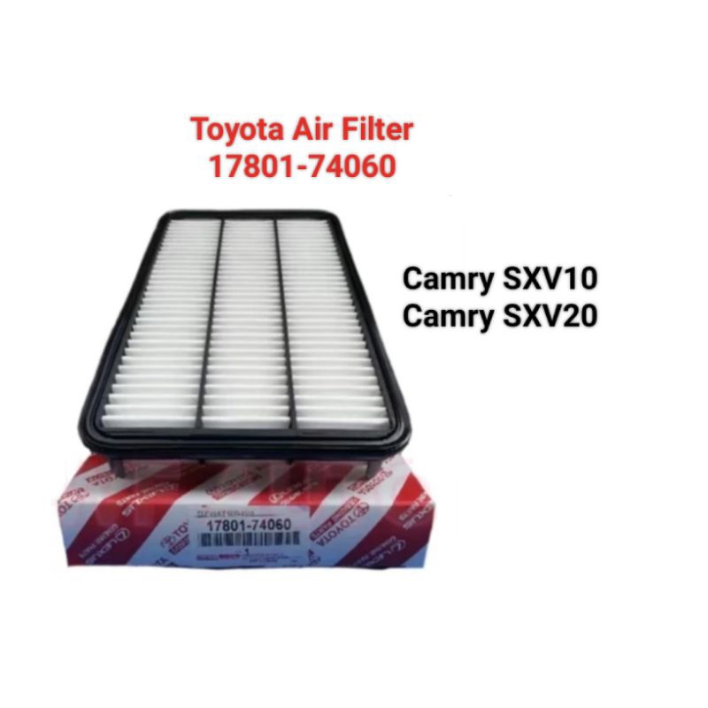 ไส้กรองอากาศ สําหรับ Toyota Camry SXV10 SXV20 17801-74060 03010
