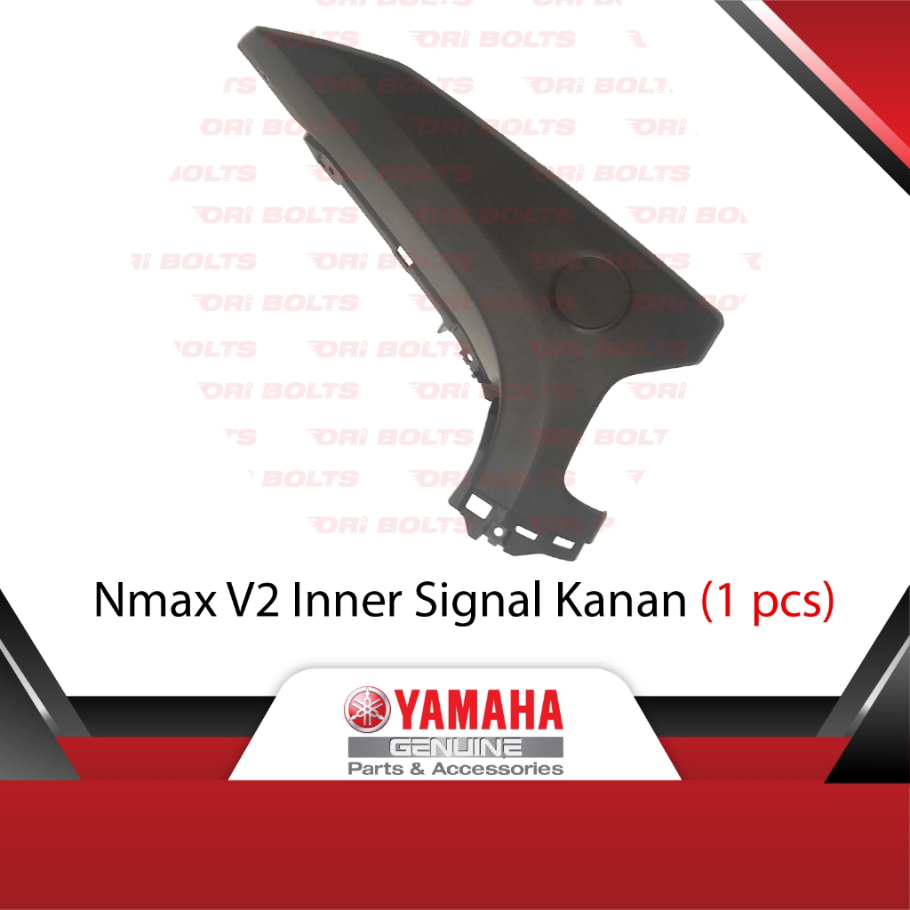 B6H-F835U-00 B6H-F835V-00 Yamaha สกู๊ตเตอร์ Nmax N Max V2 Body Cover สีดําด้านในสัญญาณพลาสติก Depan 