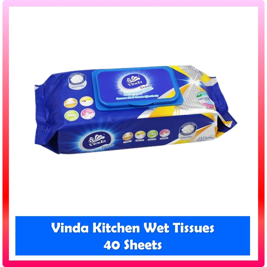 Vida Kitchen Wet Wipes 40s