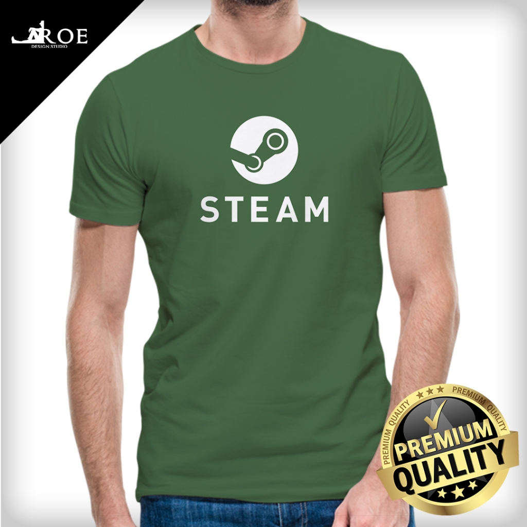🔥 Baju Tshirt Steam Game Lelaki Perempuan Unisex + พลัสไซส์ 🔥