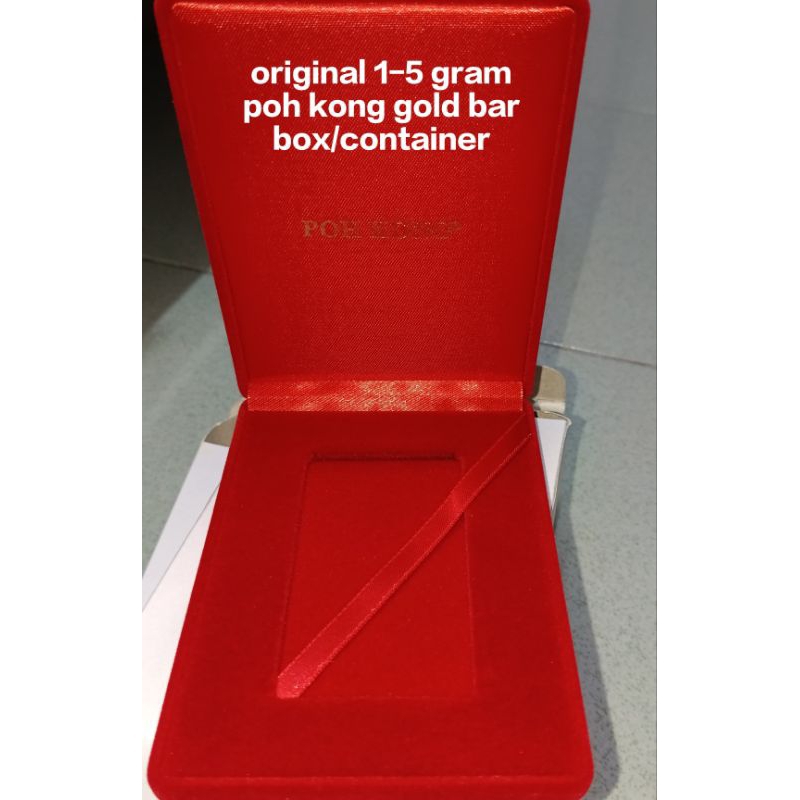 POH KONG 1-5GRAM GOLD BAR (POH KONG) 12CM X 8CM GOLD BAR BOX