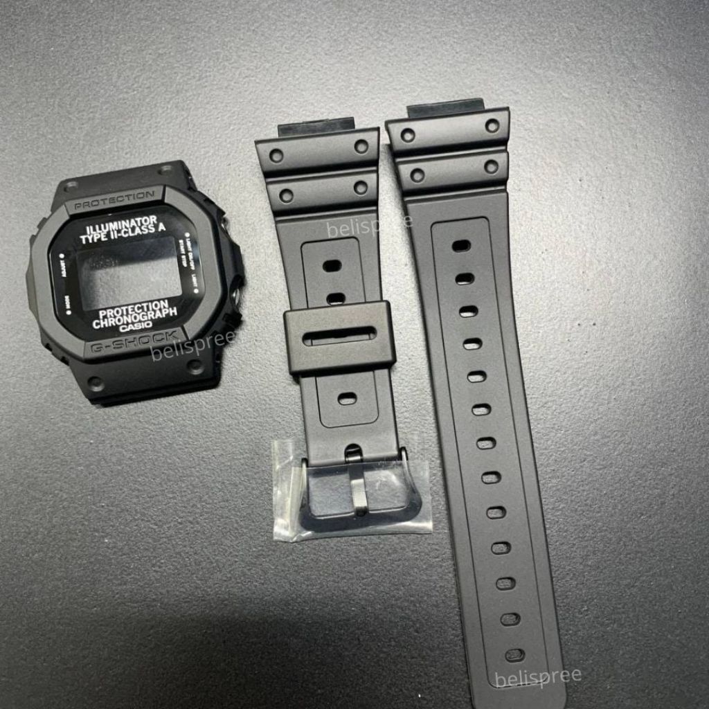 Casio G-Shock DW-5600NH-1 อะไหล่เปลี่ยน -Band &amp; Bezel Hardcase G Shock