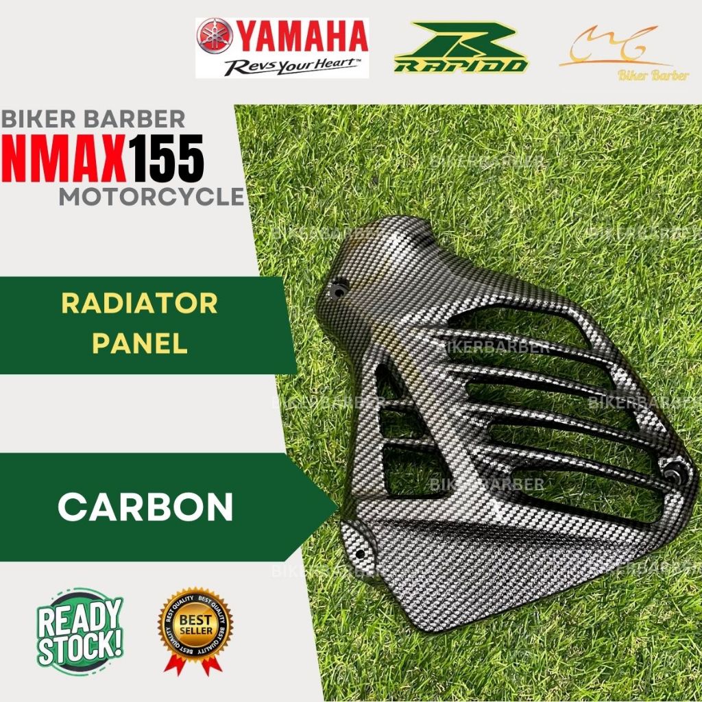 แผงหม้อน้ํา RAPIDO Yamaha Nmax คาร์บอน